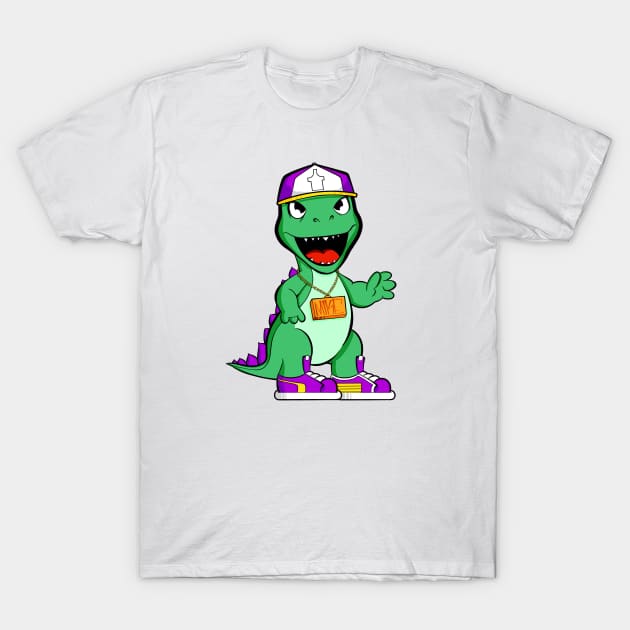 DinoMike T-Shirt by Art by Nabes